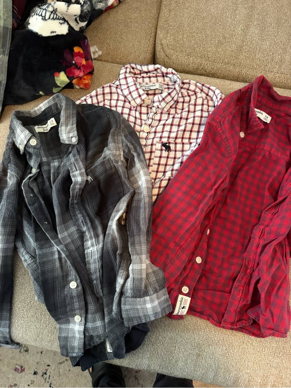 Abercrombie Kids Button-Up Shirt Bundle